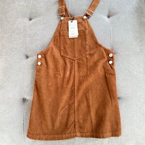 Stradivarius Brown Corduroy Dress